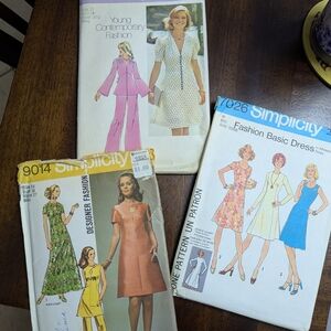 Simplicity Vintage Sewing Patterns Set
